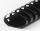 Plastikbinderücken 21 Ringe 28mm, oval schwarz