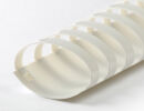 Plastikbinderücken 21 Ringe 32mm, oval weiss