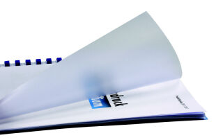 Abdeckmattfolie, DIN A4, PP, transparent matt, 0,25 mm stark