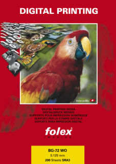 FOLEX-BG-72-WO Spezialfolie DIN A4, 125 Mic für Präsentationen