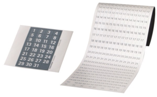 FRANKEN EuroLine 5000 Magnetbänder weiß 12,7 x 42,0 cm, 1 Set