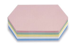 magnetoplan Kommunikationskarten Königswabe, 5 Farben sortiert, 250 Stk., 297 x 165 mm