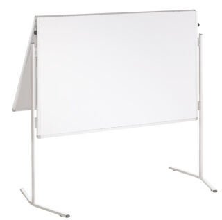 Moderationstafel ECO, klappbar, 120 x 150 cm, weiß/karton, weiß/karton