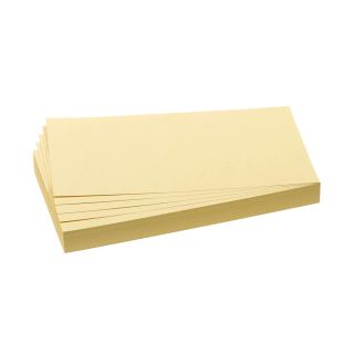 Franken Moderationskarte, Rechteck, 205 x 95 mm, gelb, 500 St&uuml;ck