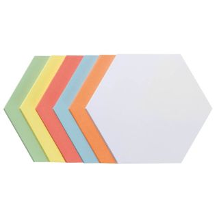 FRANKEN Moderationskarten, Wabe, farbsortiert, 16,5 x 19,0 cm