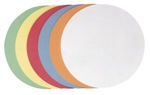 FRANKEN Moderationskarten farbsortiert &Oslash; 9,5 cm