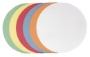 Franken selbstklebende Moderationskarte Kreis gro&szlig;, 195 mm, sortiert, 300 St&uuml;ck