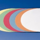 Franken selbstklebende Moderationskarte Oval, 190 x 110 mm, sortiert, 300 St&uuml;ck