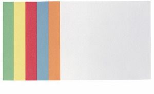 Franken selbstklebende Moderationskarte Rechteck, 205 x 95 mm, sortiert, 300 St&uuml;ck