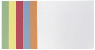 selbstklebende Moderationskarte - Rechteck, 200 x 149 mm, Farbkombinationen, 300 Stück, 1 St.