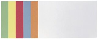 selbstklebende Moderationskarte - Rechteck, 149 x 98 mm, Farbkombinationen, 300 Stück, 1 St.