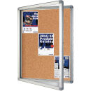 FRANKEN Schaukasten ECO silber 9x DIN A4 75,0 x 4,5 x...