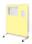 Mobile-Funktionswand, Textil beige, 1200 x 1625 x 670 mm (B x H x T)