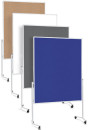 magnetoplan Moderationstafel einteilig, weißer Alurahmen , Kork,1200x1500mm