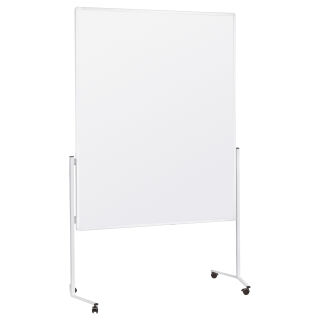 magnetoplan Moderationstafel,weißer Alurahmen, Karton weiß,1200x1500mm
