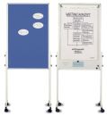 magnetoplan Design-Universalboard 3-in-1, Filz blau, 750...