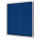 Nobo Schaukasten, f&uuml;r 12 x DIN A4, mit blauer Filzr&uuml;ckwand, mit Schiebet&uuml;ren