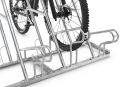 Fahrrad-Anlehnparker 2604, 4 Einstellplätze, Feuerverzinkt