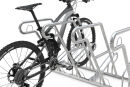 Fahrrad-Anlehnparker 2606, 6 Einstellplätze, Feuerverzinkt