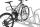 Fahrrad-Anlehnparker 2606, 6 Einstellplätze, Feuerverzinkt