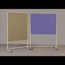 Vario-Moderationswand, 120 x 150 cm, Filz, Hoch- und...