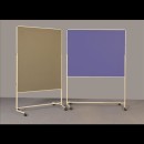 Vario-Moderationswand, 120 x 150 cm, Kork, Hoch- und Querformat
