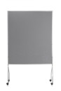 Rocada Mobile Pinn- und Stellwand "Mediator", grau, 120 x 150 cm