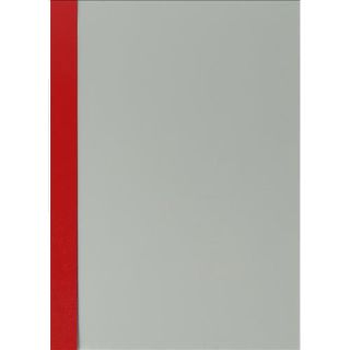Abdeckfolie mit Kartonrand in Noblesse-Struktur für Surebind, Farbe rot, 100er Pack