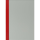 Abdeckfolie mit Kartonrand in Noblesse-Struktur für Surebind, Farbe rot, 100er Pack