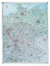 Kartentafel Deutschland Stra&szlig;e, 97 x 127 cm (B x...