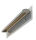 Flipchartblockhalter f&uuml;r Magnettafel, magnethaftend, 70 x 5,5 cm, grau