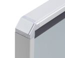 Schiebetür-Schaukasten FA 0, extra flach, für 16 x DIN A4, für den Innenbereich, mit abgeschrägten Eckverbindungen