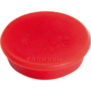 Franken Haftmagnete, Farbe rot, Durchmesser 24mm, 10er Pack