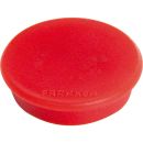 Franken Haftmagnete, Farbe rot, Durchmesser 24mm, 10er Pack