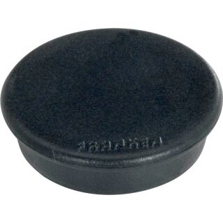 FRANKEN Haftmagnet Magnete schwarz, Kunststoff Ø 2,4 x 0,63 cm, 10 St.