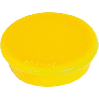 Franken Haftmagnete, Farbe gelb, Durchmesser 32mm, 10er Pack