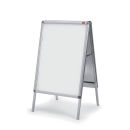 nobo Kundenstopper silber DIN A0 2 Fächer 89,3 x...