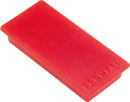 Rote Franken Haftmagnete, rechteckig, 23 x 50 mm,...