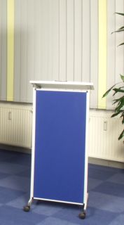 Carto Rednerpult mit blauer Front