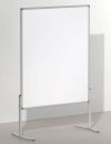 Moderationstafel PRO, 120 x 150 cm, grau/Filz, weiß/lackierte Schreiboberfläche
