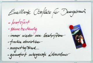 Franken Magnetische Schreibtafel Xtra-Line, 90 x 120 cm, emailliert