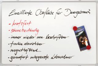 Franken Magnetische Schreibtafel Xtra-Line, 75 x 100 cm, emailliert