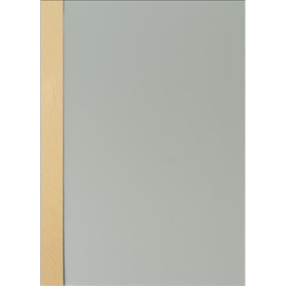 Abdeckfolie satiniert mit Kartonrand in Leder-Struktur für Surebind, Farbe beige, 100er Pack