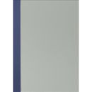 Abdeckfolie satiniert mit Kartonrand in Leder-Struktur für Surebind, Farbe dunkelblau (königsblau), 100er Pack