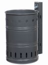 Rund-Abfallbehälter, gelocht, 35 Liter...