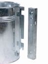 Rund-Abfallbehälter in verstärkter Ausführung anthrazit-eisenglimmer (DB 703)