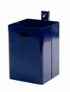 Rechteck-Abfallbehälter ohne Haube, 50 Liter kobaltblau (RAL 5013)