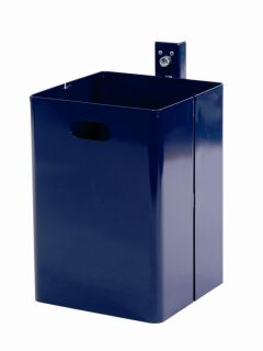 Rechteck-Abfallbehälter ohne Haube, 50 Liter anthrazit-eisenglimmer (DB 703)