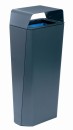 Stand-Abfallbehälter mit Einsatzbehälter anthrazitgrau (RAL 7016)