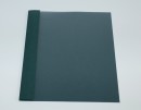 Ösenmappe, Lederstruktur, 3 mm, Farbe dunkelgrün, satinierte Folie, VPE= 100 St.